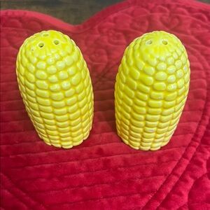 Yellow Corn Salt and Pepper Shakers